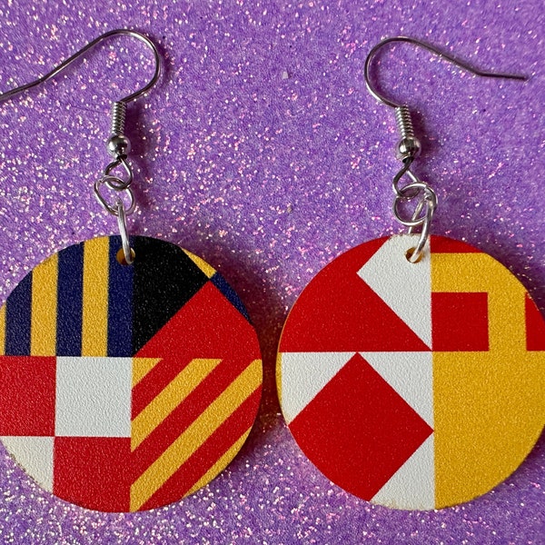 BY THE SHORE EARRINGS, AEGEAN NAVY