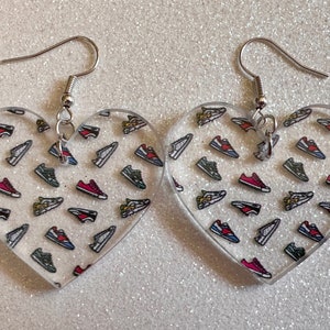 Running Shoes Earrings: Laser Cut Acrylic Shoes, Sports Shoes, Sneakers, Runner, Fashion, Track, Trainer, Sport, Best Gifts for Her/Him/Them