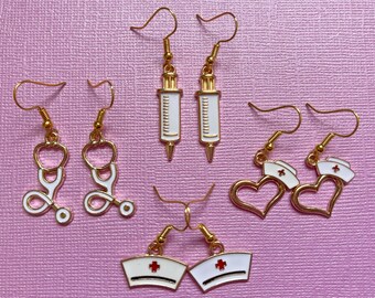 Dangle Earrings LNA Dangle Earrings Licensed Practical Nurse Earrings Nurse Earrings