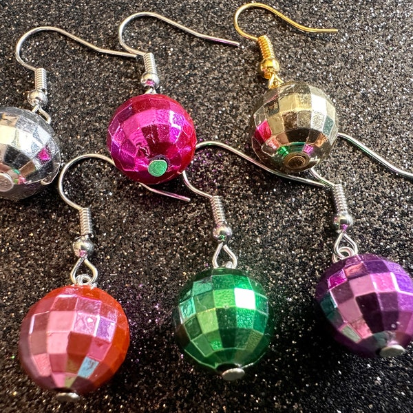 Disco Ball Earrings Shop Online Etsy