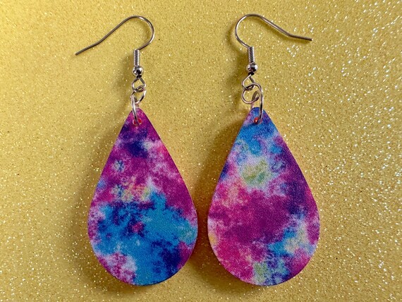 Acrylic pour earrings sale