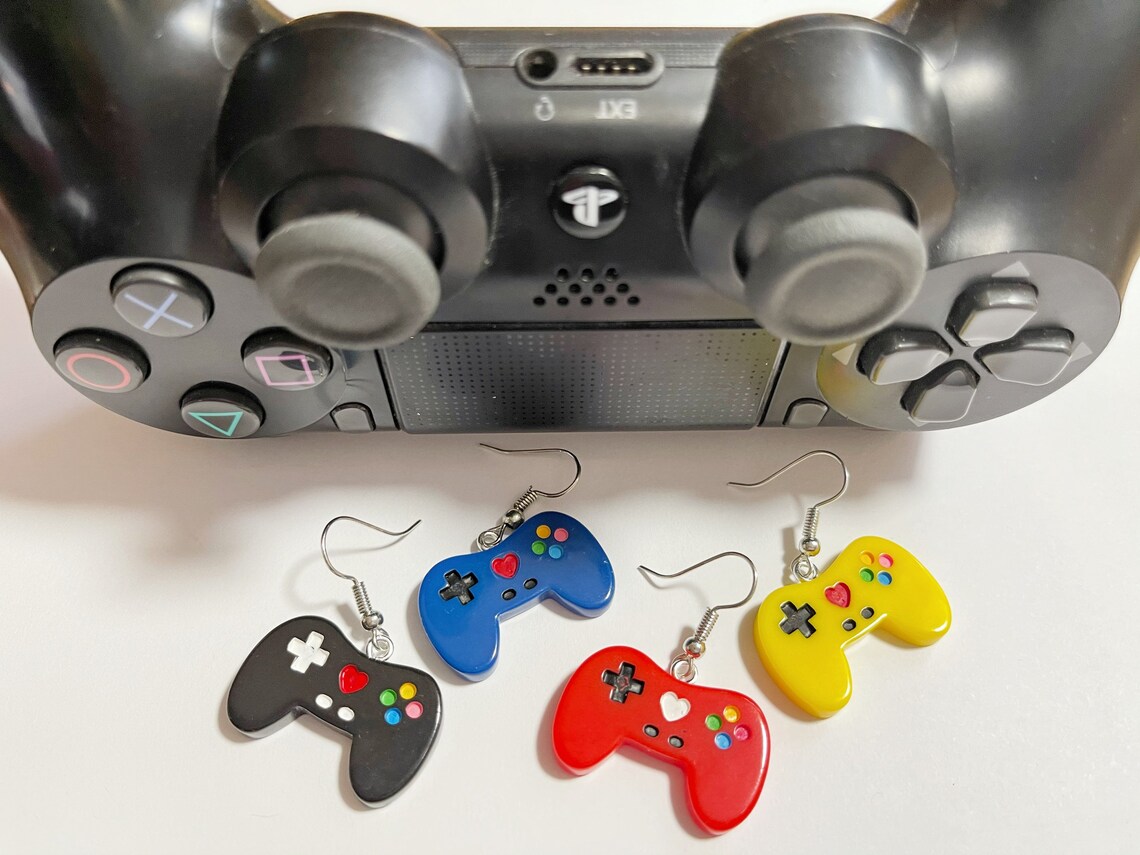 Game Controller Earrings Game Night Play Video Game Gifts Etsy