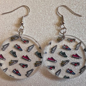 Running Shoes Earrings: Laser Cut Acrylic Shoes, Sports Shoes, Sneakers, Runner, Fashion, Track, Trainer, Sport, Best Gifts for Her/Him/Them
