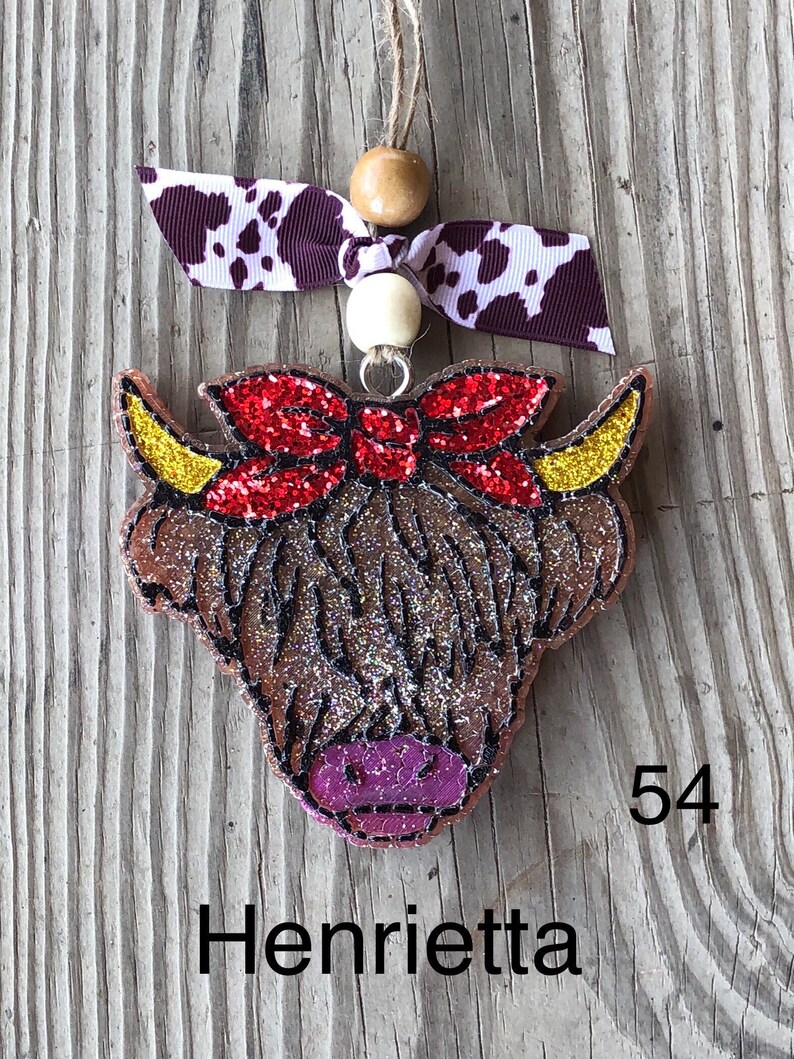 Highland Cow Air Freshener/ Wholesale Freshies Etsy