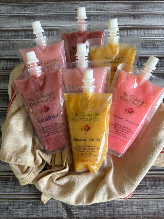 Strong Squeeze Wax Melts | Choose Your Scent | Highly Scented Wax for Warmers | Long Lasting Home Fragrance