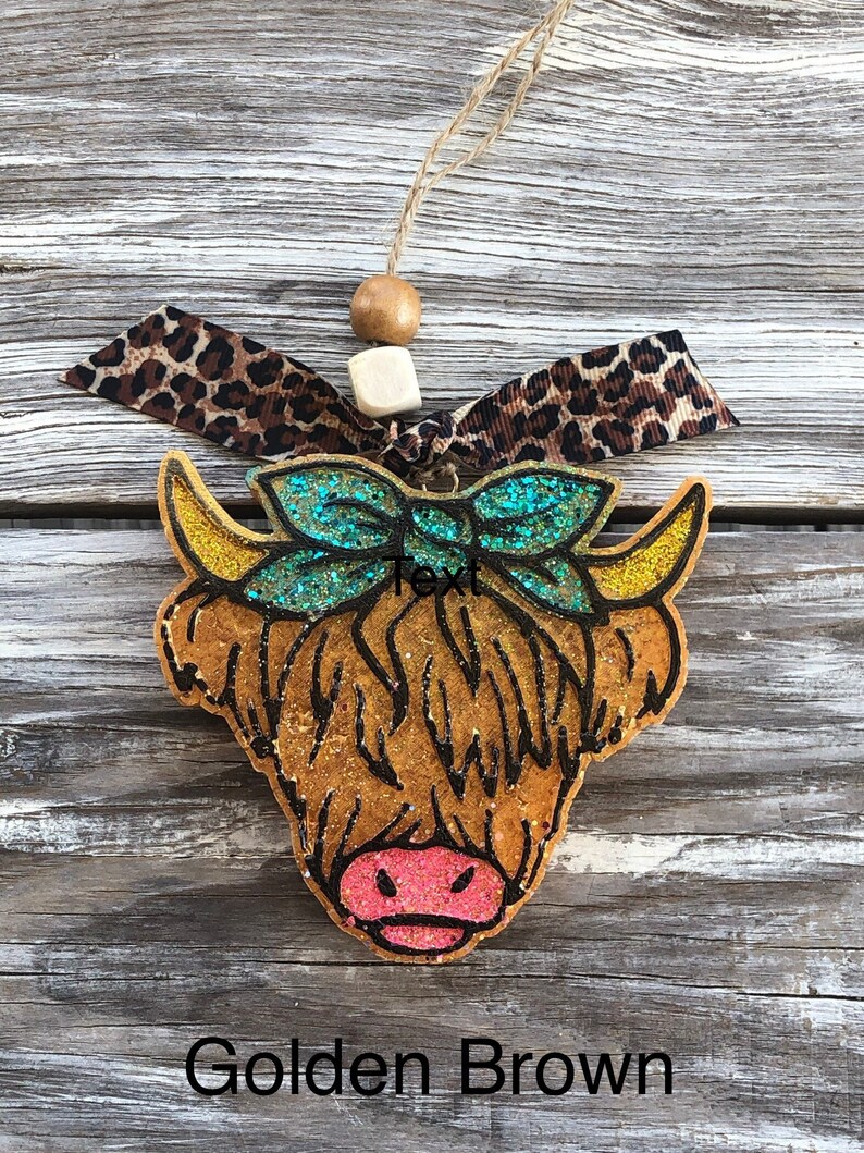 Highland Cow Air Freshener/ Wholesale Freshies Etsy