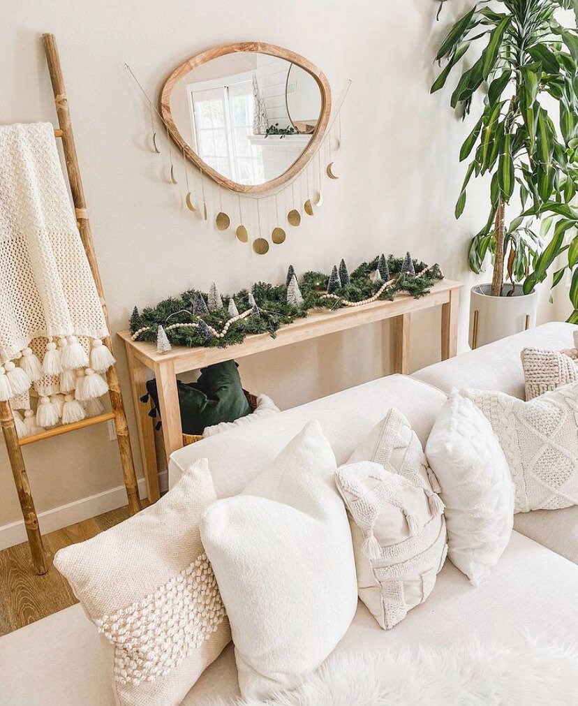 Off White Bohemian Pillow Cover White Boho Pillow Cover Etsy Canada