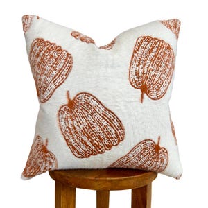 Whimsical Pumpkin Pillow for Your Halloween Décor, Fall pillow covers, Pumpkin pillows, White pumpkin pillow cover