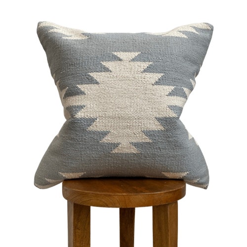 Gray Kilim Pillow Cover Modern Kilim Cushion Covers Beige Etsy