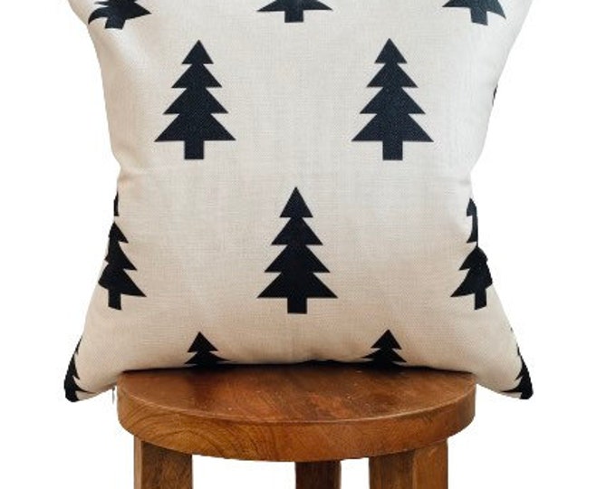 Christmas Tree Pillow Covers Natural Christmas Pillows Rustic Christmas Pillow Holiday Pillows