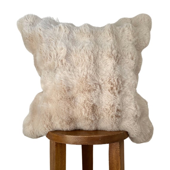 Faux Fur Pillow Cover Faux Fur Pillow Case Winter Home Decor Fur Pillow Cover 20x20 Pillow Cover Faux Fur Pillow Etsy