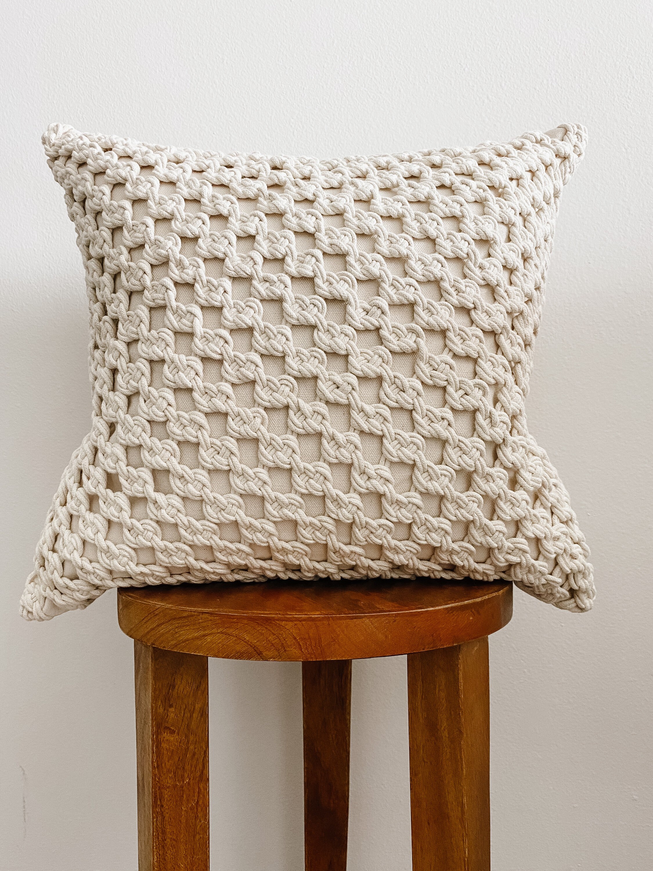 Macrame pillow cover Crochet pillow cover bohemian pillow Etsy