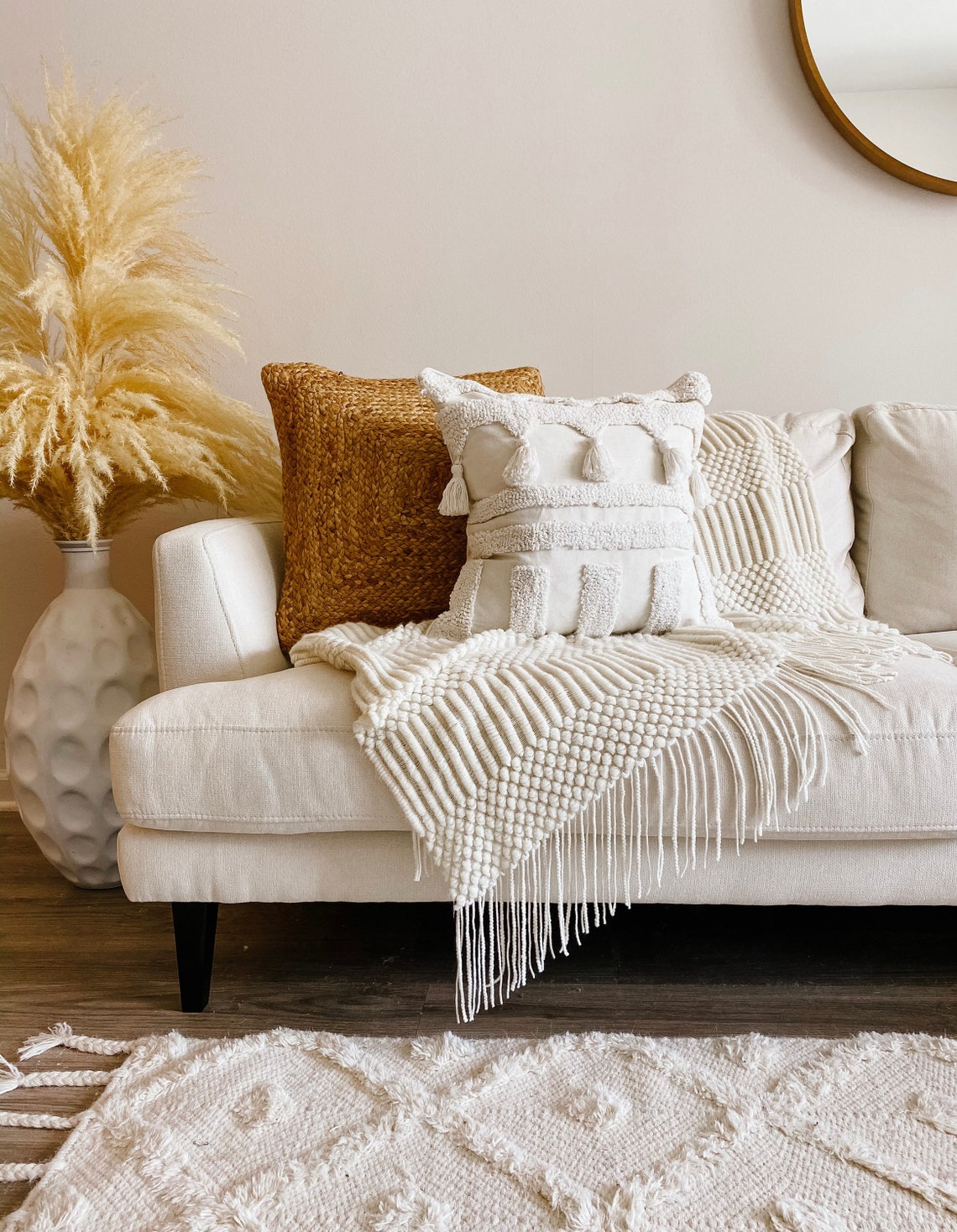 PREORDER Cream Throw Blanket Ivory Throw Blanket White Etsy