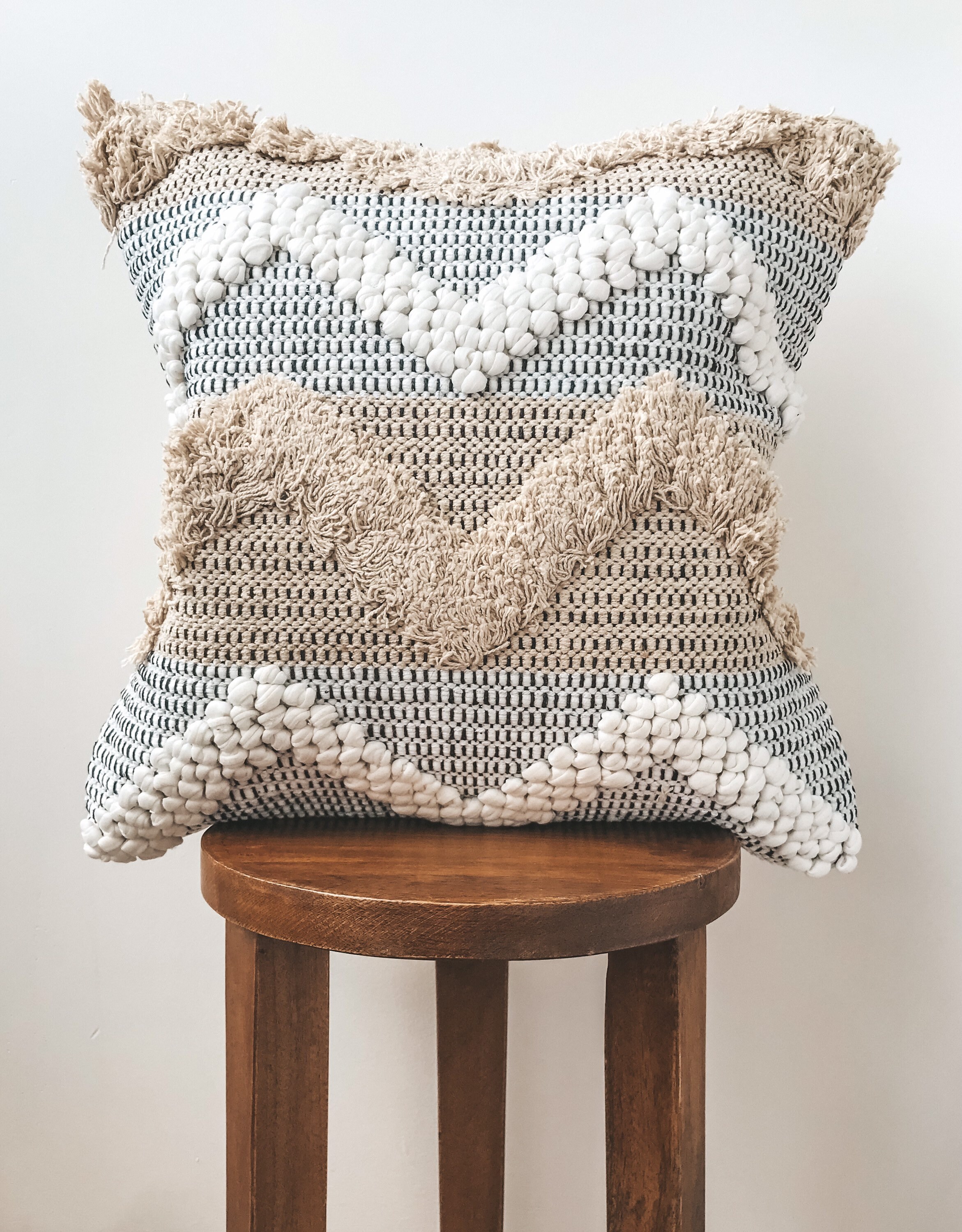 Boho Pillow Cover Bohemian Decorative Pillows Morrocan Etsy