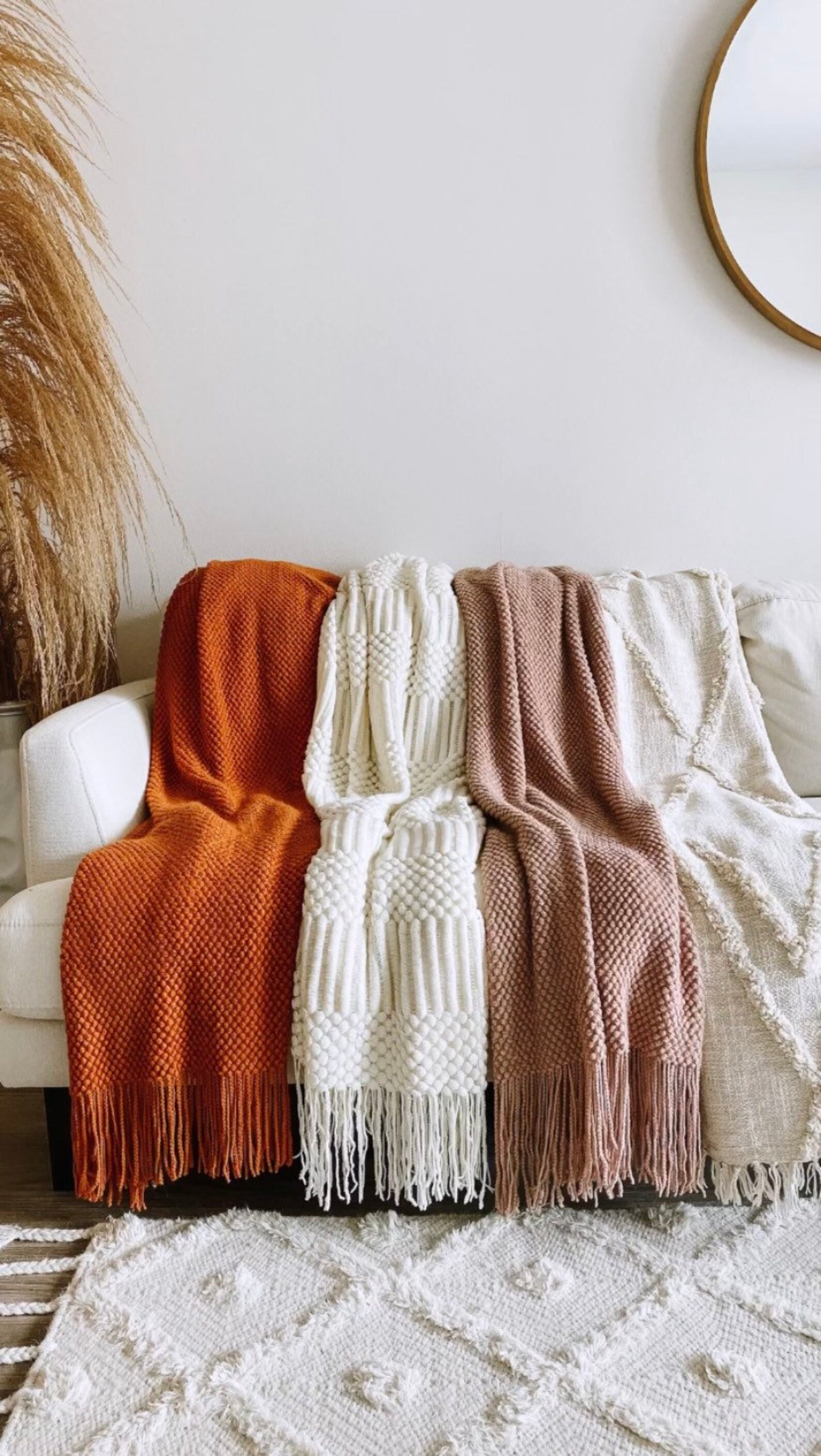 Mauve Throw Blanket Rose Throw Blanket Pink Throw Blanket Etsy