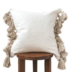 Farmhouse Pillows, Spring Accent Pillows, Boho Pillows, Coastal Decorative Pillows, Bohemian Pillow Cover, Summer Pillows