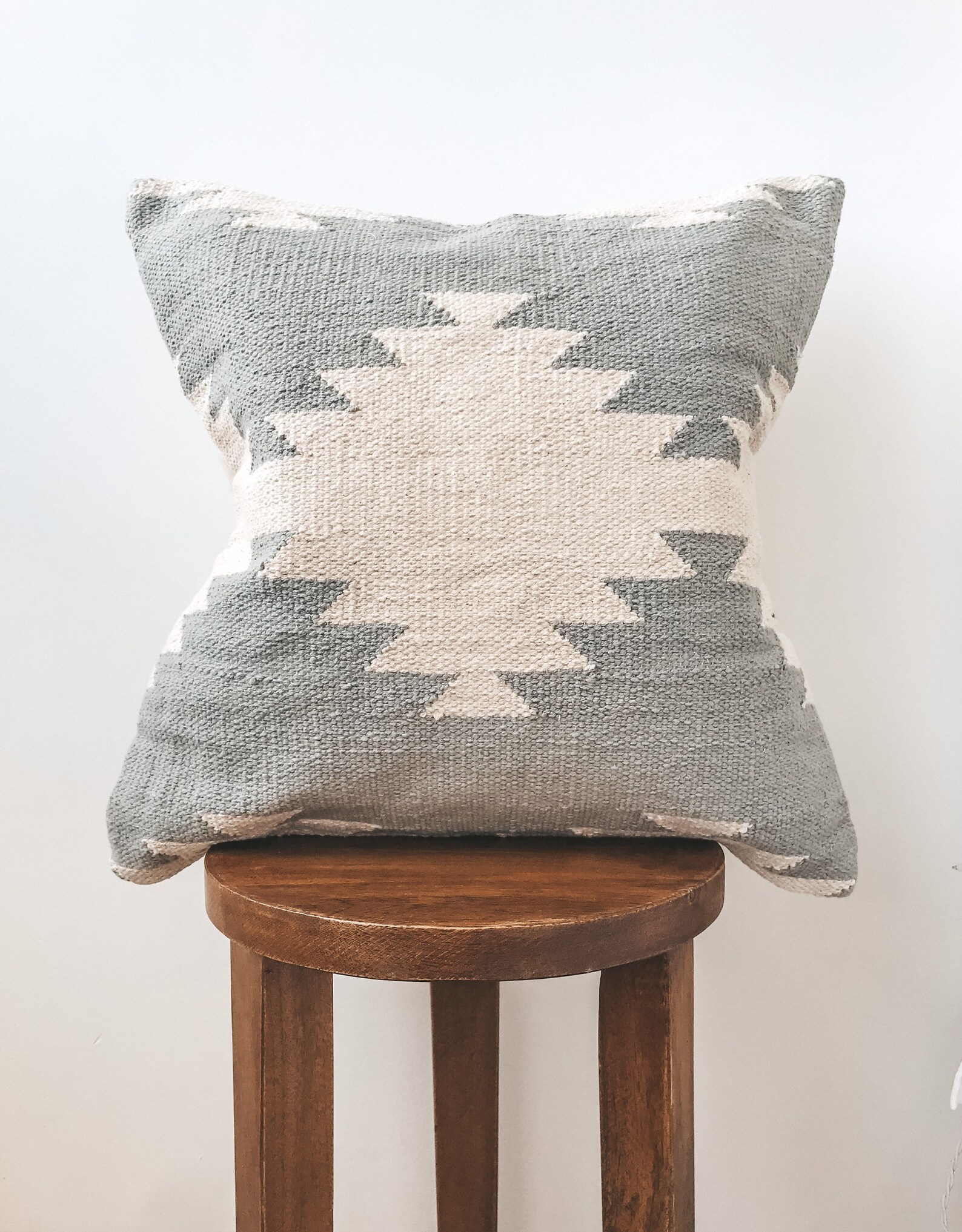 Gray Kilim Pillow Cover Modern Kilim Cushion Covers Cream Etsy