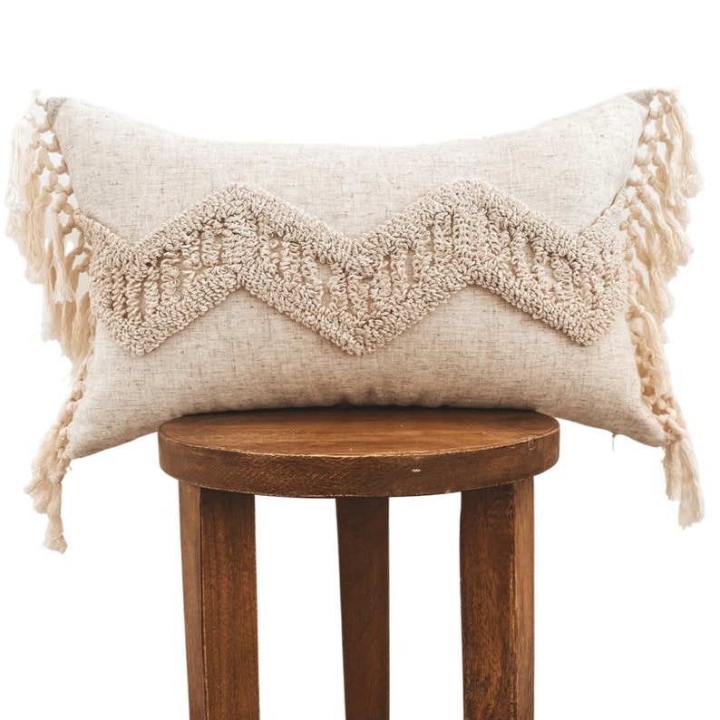 Bohemian Lumbar Pillow Cover Boho Rectangle Pillows Boho Etsy