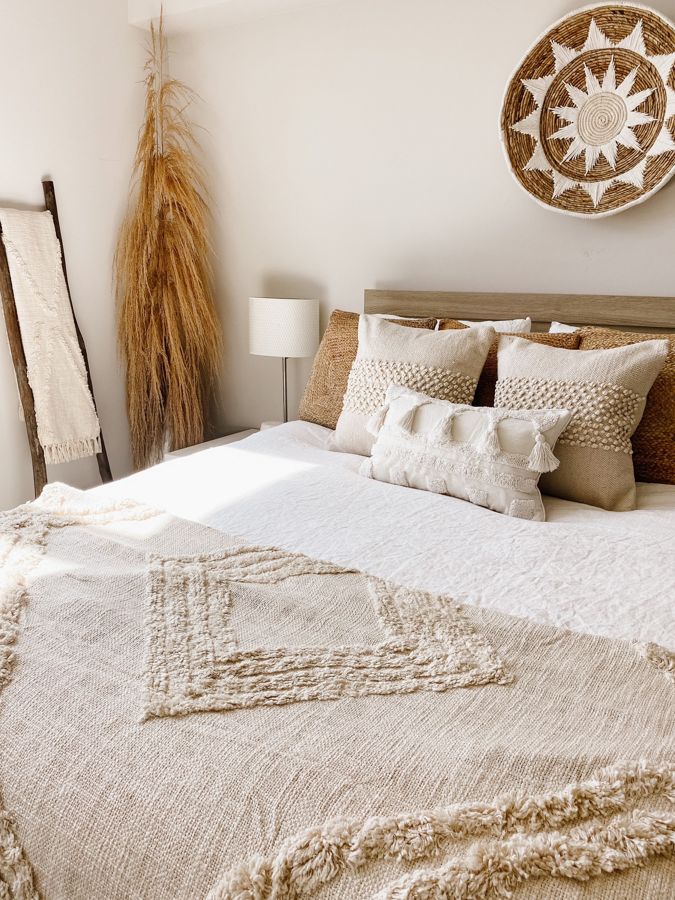 Ivory Bohemian Lumbar Pillow Tassel Lumbar Pillow Cover Etsy