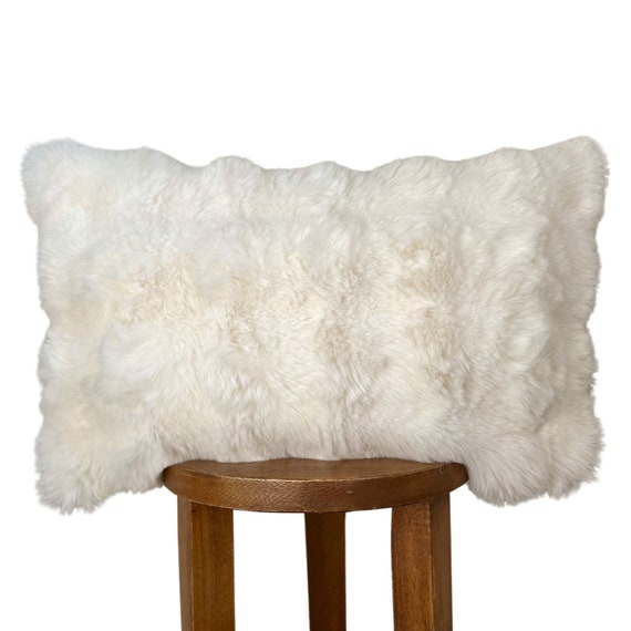 Faux Fur Lumbar Pillow Faux Fur Pillow Case Winter Home Decor Fur Pillow Cover 12x20 Pillow Cover Faux Fur Pillow Cream Fur Pillow Etsy UK