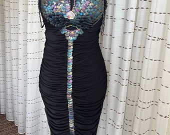 Custom Shell/Scale sequin dress