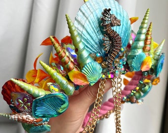 Adult Mermaid Crown (Syren Tropical Seahorse)