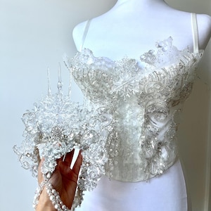 Readymade Size S Winter Princess Corset and Crown