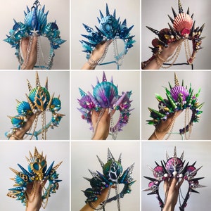 Custom Spiky Premium Mermaidazzle Crown