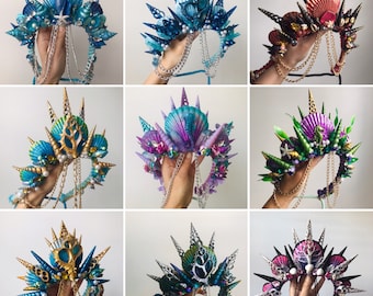 Custom Spiky Premium Mermaidazzle Crown