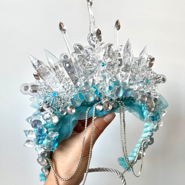 Adult Ice Queen Crown (Winter Wonder Elsa Dream)