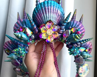 Adult Mermaid Crown (Syren Mermaid Kiss)