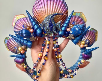 Adult Mermaid Crown (Summertime Glow)