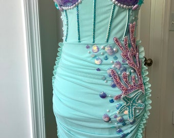 Mermay Pastel Ariel Mermaid Party Dress