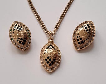 Burberrys of London Signed Gold Plated Necklace With
