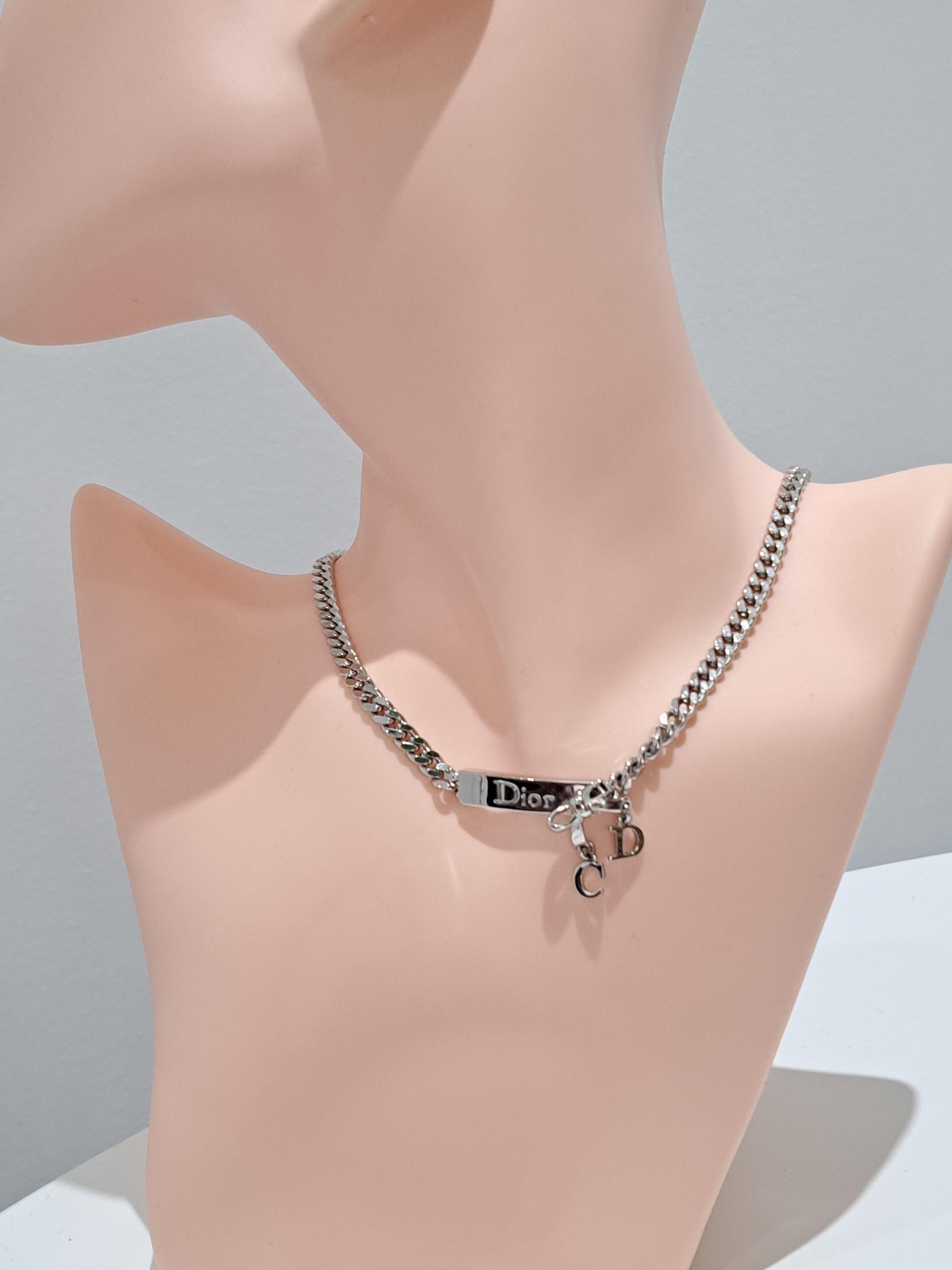 Dior Bow Necklace - Etsy Norway