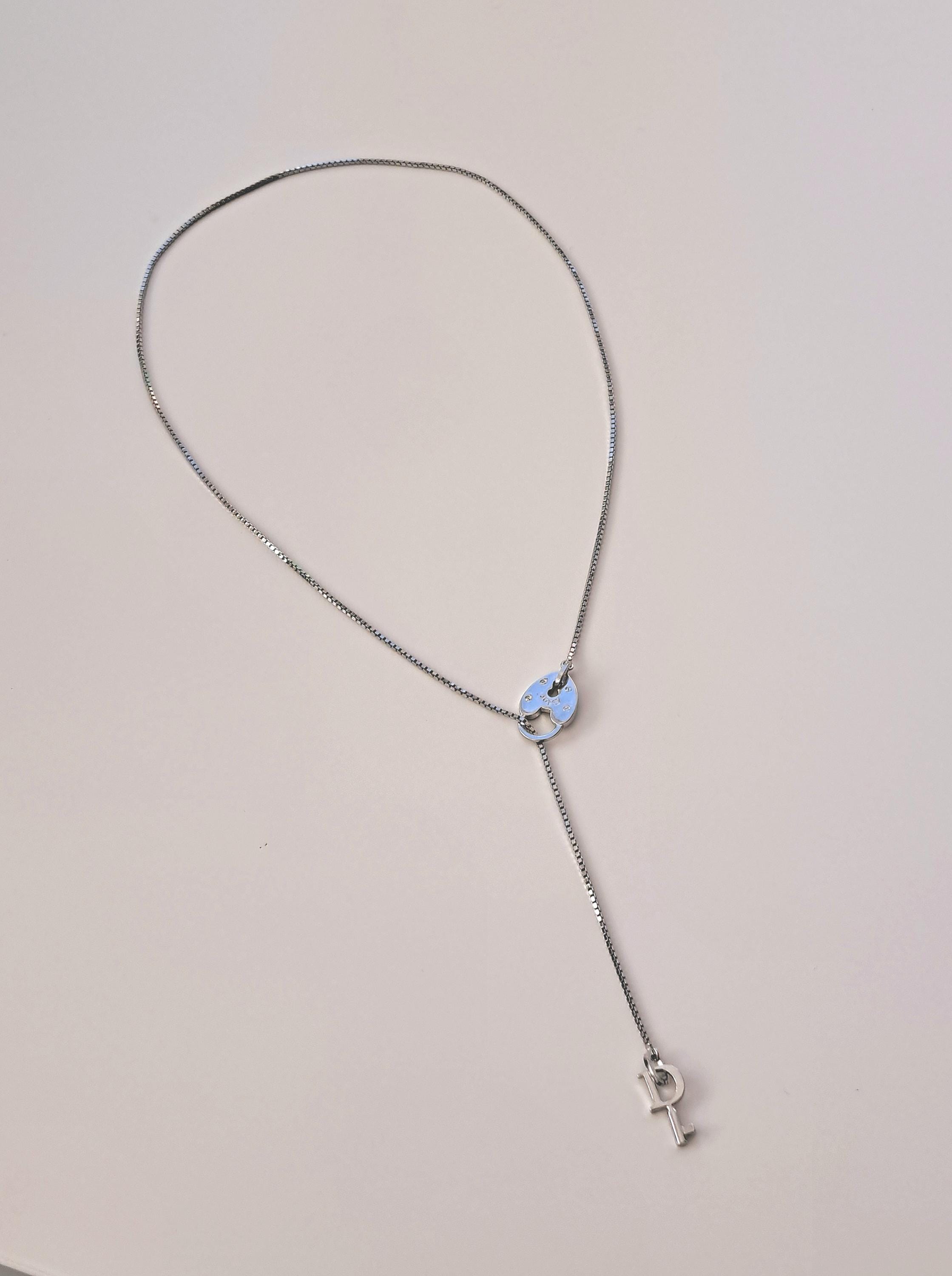 Dior Padlock Necklace - Etsy
