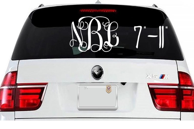 Car and Truck Decals Jeep Monogram Decal. Monogram Car Decal Car Accessories SUV Monogram Decal Monogram Personalized Sticker