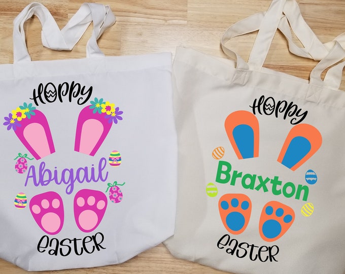 Happy Easter Eggs Personalized Gift Bags