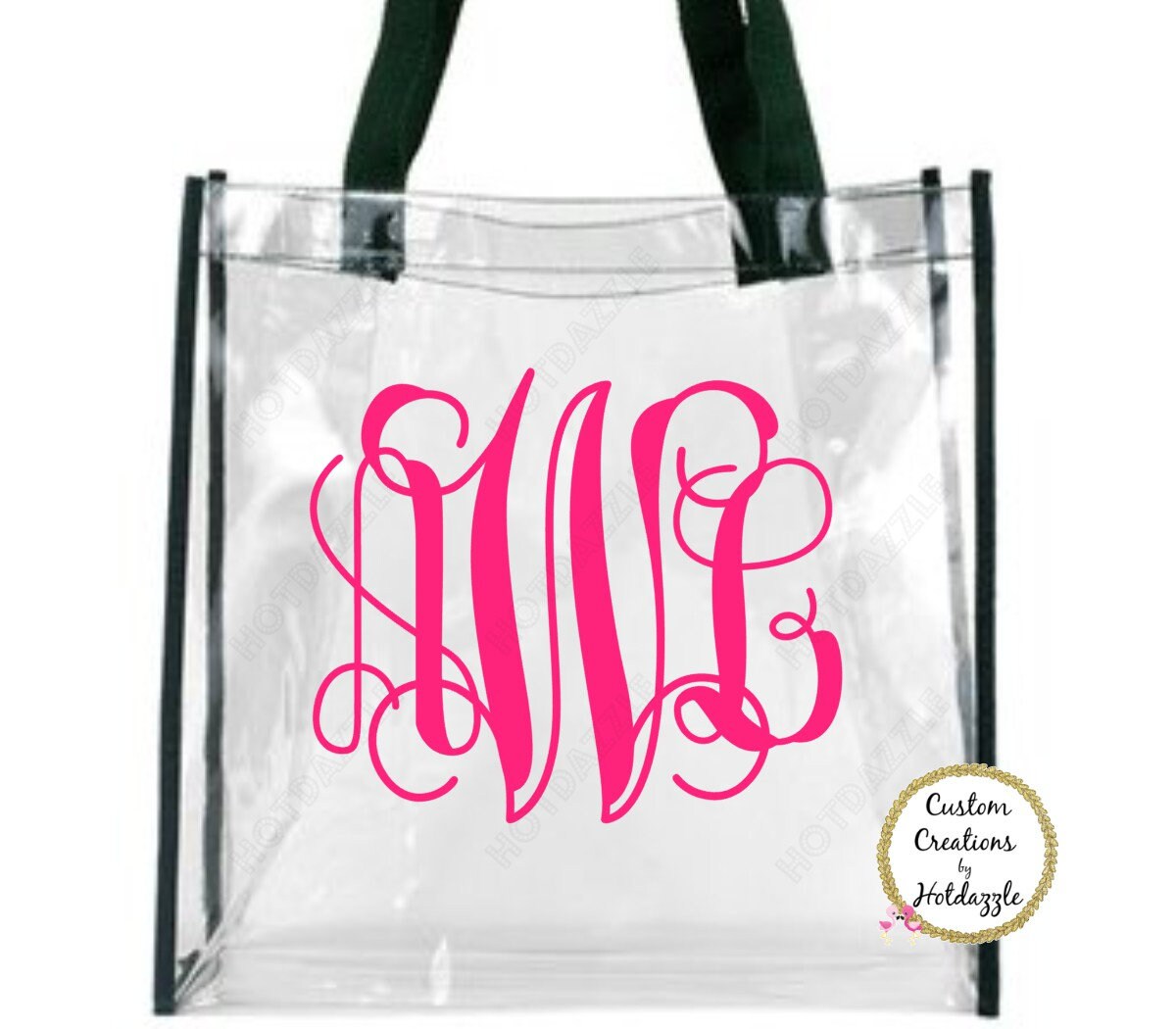 clear custom bags