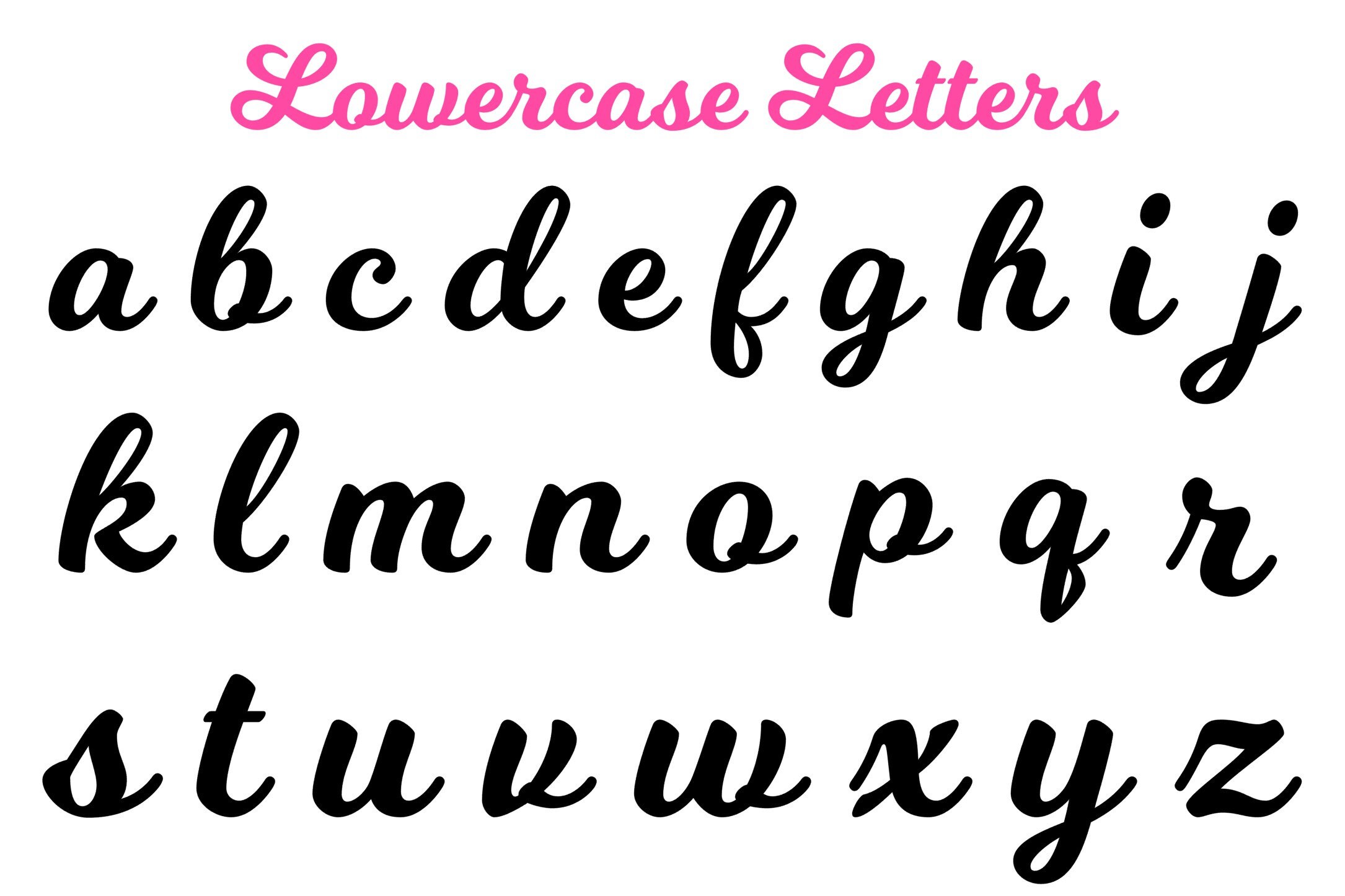 Cursive Letter Vinyl Decal. Custom Letter Numbers Symbols Etsy.de
