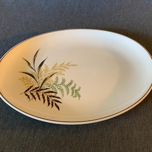 Vintage Homer Laughlin &quot;Fantasy&quot; tarwepatroonschotel uit de jaren 40 in uitstekende staat!