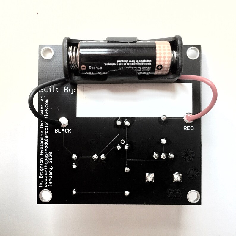 Mt. Brighton Avalanche Oscillator DIY Synthesizer Kit Etsy