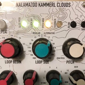 Kalamazoo Kammerl Clouds Alternative Panel For Clouds Eurorack Module by North Coast Modular Collective image 7