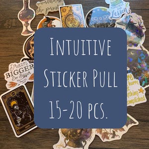 Mystery Sticker Packs, Witchy, Pagan, New Age, Encouragement Stickers Random Intuition