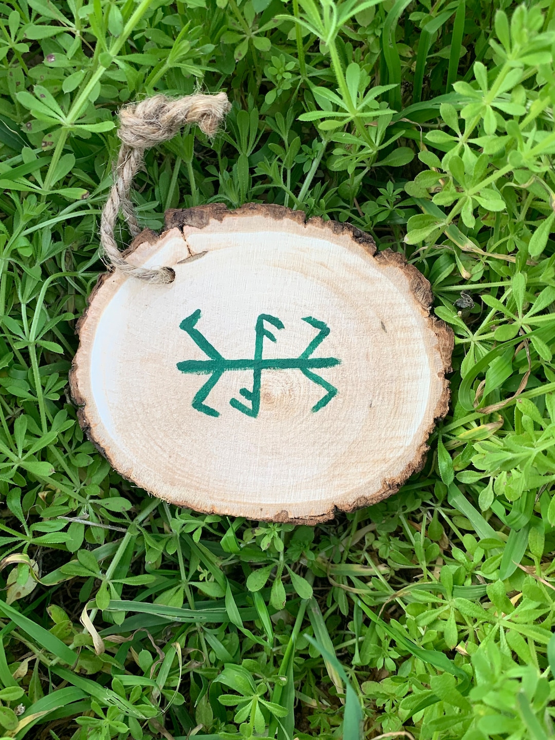 Bindrune for Home Protection, Norse Rune Art, Magic for House, Handmade ...