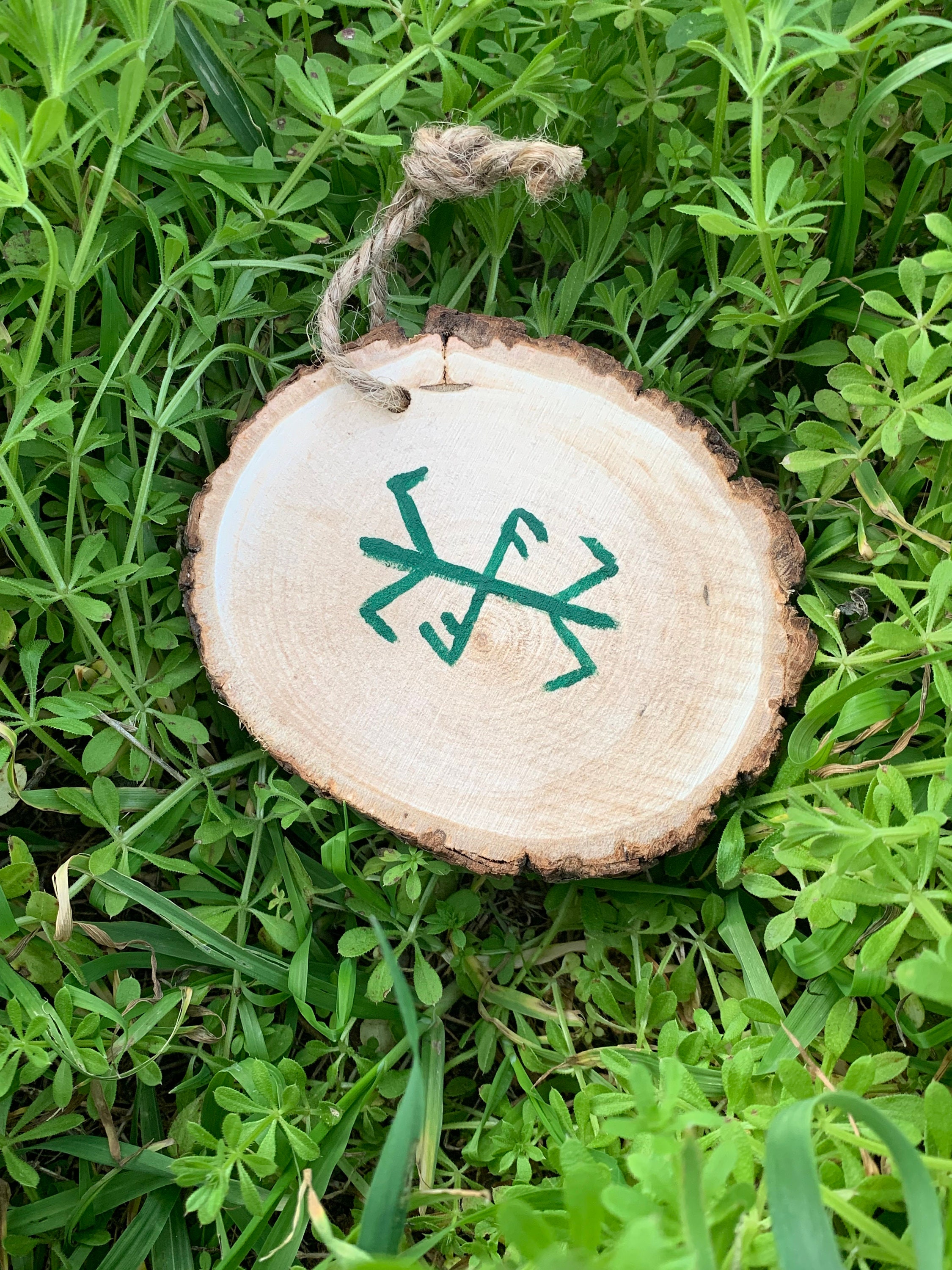 Bindrune for Home Protection, Norse Rune Art, Magic for House, Handmade ...