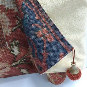 Decorative plaid, Tissus d&#39;Editeurs, P. Frey, Wind. SINGLE PIECE, REVERSIBLE