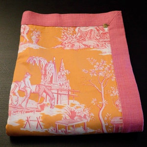Decorative blanket. PUBLISHERS FABRICS. Canovas, P. Frey. Unique Piece, Reversible