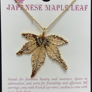 Real leaf necklace ,Gold Dipped Leaf Necklace, Gold Leaf Jewelry, Gold Leaves, Leaves From Mother Nature, Natures Leaves,Japanese maple Leaf