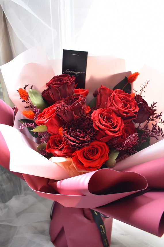 Propose Rose Forever Rose Red Rose Preserved Rose Propose Etsy